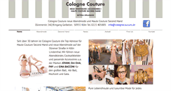 Desktop Screenshot of colognecouture.de